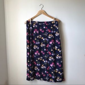 Vintage SUSAN BRISTOL size 12 floral maxi midi skirt